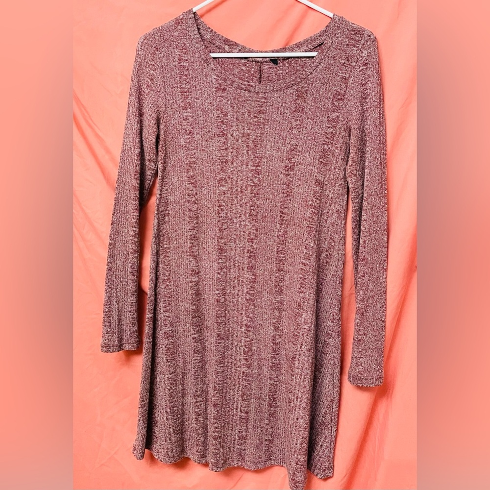 Women’s Long Sleeve Knit Mini Dress